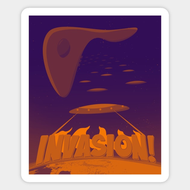 INVASION! Magnet by LordNeckbeard